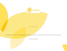 Tablet Screenshot of cassiaresidences.com